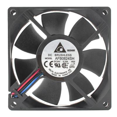 China Hotels in stock 80*80*25mm 24V 3.84W 0.16A AFB0824SH dc24v 8025 inverter ball bearing axial fan for sale