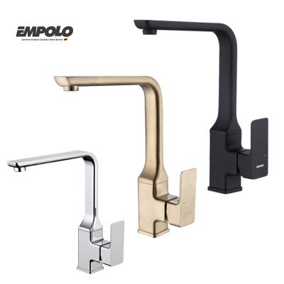 China Industrial Luxurious Faucet Chromium Sense Kitchen Faucets Chrome Deck Mount Kitchen Sink Sink Mixer Tap Faucets for sale