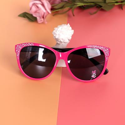 China High Quality Beach Girls Sunglasses Designer Children Cartoon Printed Resin Frame Sunglasses Children Fashion F&J Sunglasses for sale