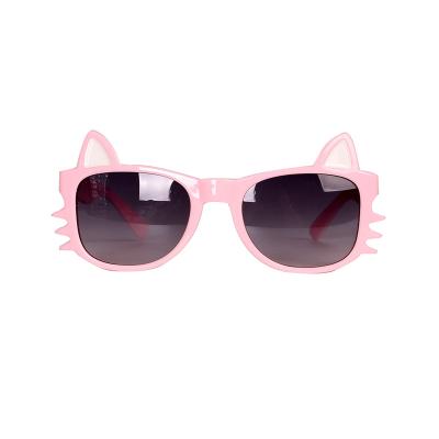 China Fashion F&J sunglasses 2021 new kids lace up small cat shape sunglasses for girl custom wholesale for sale