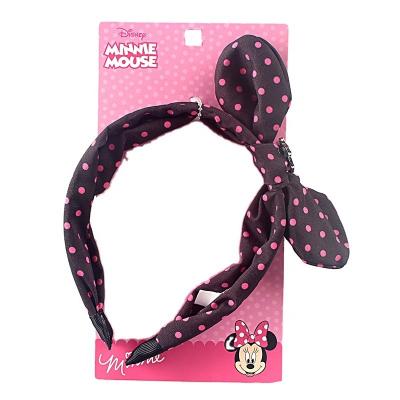 China European and American F&J style plastic covered fabric covered headband hair circle hair circle fashion knotted bow headband for girl for sale