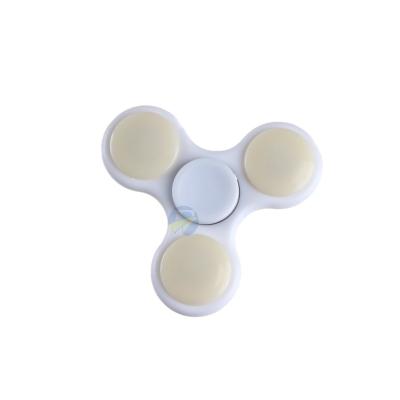 China Long Life F&J Brand Wholesale Led Finger Spinner Hand Spinner 4 Bearings Plastic Spinner for sale