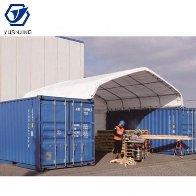 China UV protection / warterproof / fire proof temporary car wash and parking car container steel shelter tent for sale