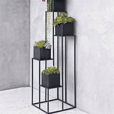 China Modern Hot Sales Iron Garden Outdoor Decorative Shelf for sale