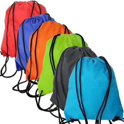 China Top Quality Drawstring Backpack 210D Polyester Waterproof Widely Used Sport Backpack for sale