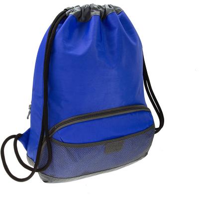 China Quality Sport Drawstring Bag Polyester Gym Bag Waterproof Guaranteed Unique Backpack for sale