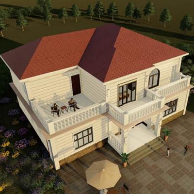 China Modern Wholesale high quality structure homes frame light steel house villa luxury for sale