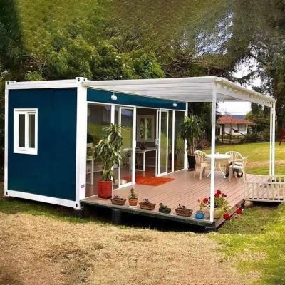 China Modern 20ft Fast Installation Glass Wall Prefabricated Homes Multi Function Houses Mobile Tiny Modular Portable Customized Home Office for sale