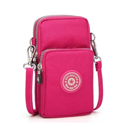 China 2023 Fashion Korean Version Mini Neck Mobile Phone Bag Body Bag Cross Body Bag Casual Hanging Bag Mini New for sale