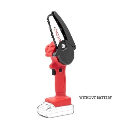 China High quality best price cordless rechargeable lithium battery pruning chainsaw anti-skidding for sale