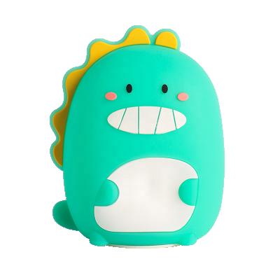 China Modern Cute Night Light Silicone Dinosaur Adjustable Light Color Voice Control For Baby for sale