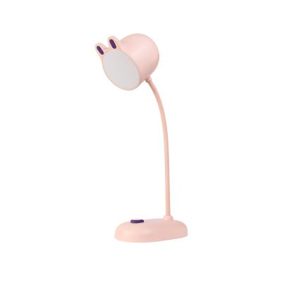 China New Product Modern Folding Table Lamp Wireless Charging Desk Lamp Wireless Charger Cute Cat Rabbit Lamp For Girl Boy for sale