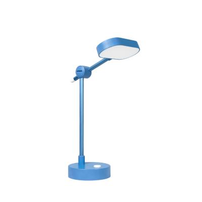 China Modern Study Reading Simple Eye Protection Student USB Charging Contact Folding LED Desk Lamp for sale