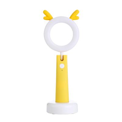 China Modern Portable Cartoon Animal Kids Gift LED 1200mAh Battery Cute Reading Table Lamp for sale