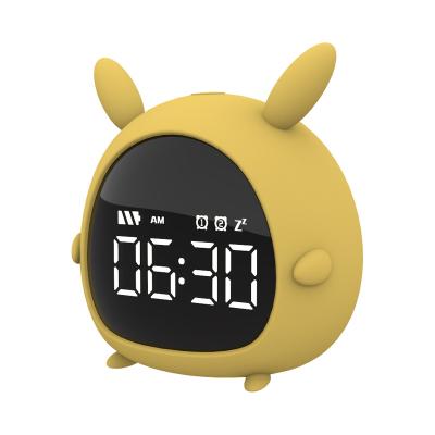 China Change Colors Digital Alarm USB Rechargeable Beside Bedroom For Baby Kids Gift Lamp for sale