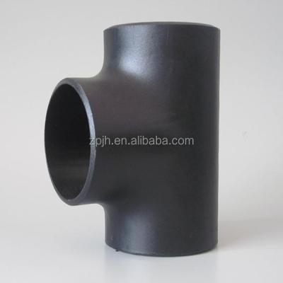 China Electric Power 8 Inch SCH40 Carbon Steel Black Steel Equal Tee for sale