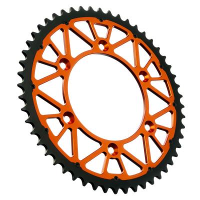 China 52 Teeth 45 Steel/A3 Steel 7075 Aluminum Alloy Custom Sprocket for KTM Duke 790 890 990 for sale