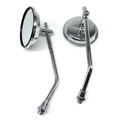 China Sample Make Side Mirror Motorcycle Rearview Mirror Chrome Mirror for Replacement for sale