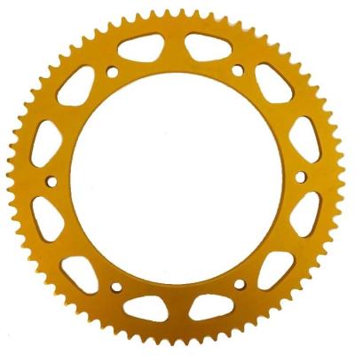 China Custom Color 72T-80T CNC 7075 T6 Aluminum Alloy 219 Sprocket for Kart Racing Parts for sale