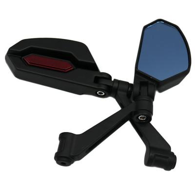 China Modified Universal Motorcycle Mirrors with Foldable Design and Aluminum Material for sale