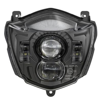 China Schwarzes LED-Frontlicht für Yamaha XT660R XT660X Custom Modified Design Upgrade zu verkaufen