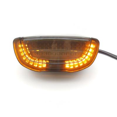 China Multifunctional 178g/pcs Black LED Turn Signals for Motorcycle Tail Indicator Light for sale