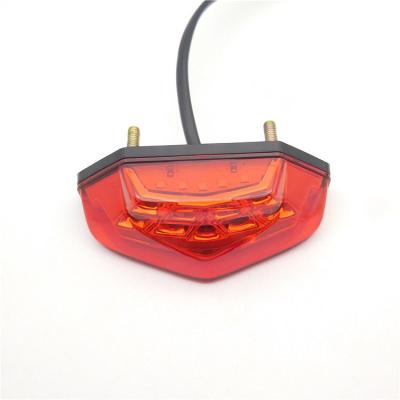 China Luz de cola de motocicleta eléctrica de 12 V LED modificada 90 g/pcs y LED integrada en venta