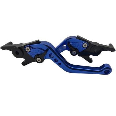 China Blue Custom CNC Aluminum Alloy Scooter Motorcycle Brake Clutch Levers for Yamaha Nmax155 for sale