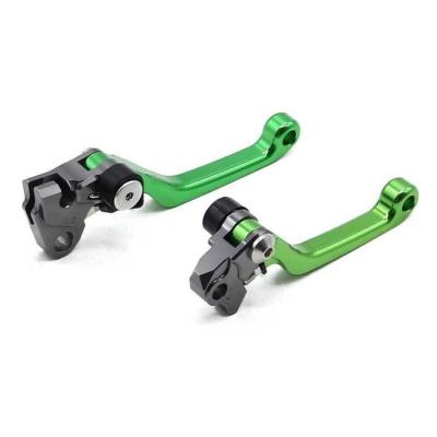 China Aluminum 6061 T6 Custom Dirt Bike CNC Brake Clutch Levers for Kawasaki KX100 KX250 KX500 for sale