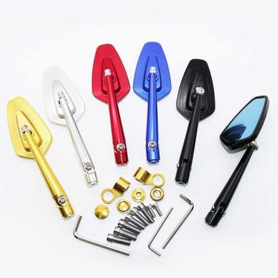 China Aluminum Modified CNC Sport Motorcycle Side Mirror Universal Rear View Mirrors for sale