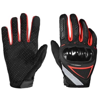 China Microfibra de la noche de reflexión de la tira de la motocicleta de la motocicleta Guantes de motocross Guantes de la motocicleta en venta