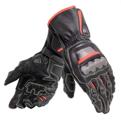 China Guantes de motocicleta de invierno de cuero unisex con protección antiaérea y anticolisión en venta