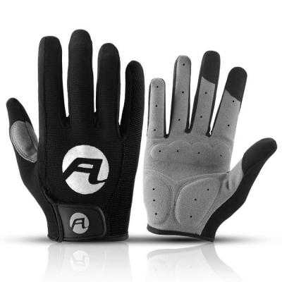 China Guantes de ciclismo unisex antideslizantes con dedos completos con diseños personalizados y pantalla táctil en venta