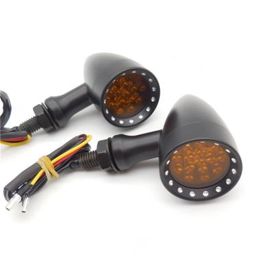 China Universal Fit Motorcycle LED Stop Tail Turn Light for ATV Yellow Light Color for sale