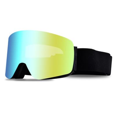 China Custom Cylindrical Lens Type Double Lens Magnetic Ski Goggles with TPU PC Material for sale