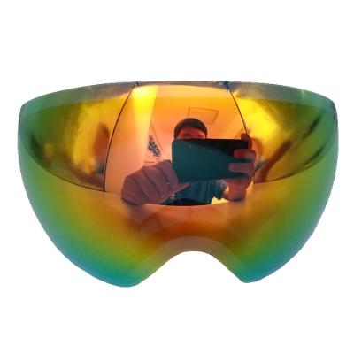 China Customized Custom Design Adult Ski Goggles with UV400/Anti-Fog/Anti-Scratch Lens for sale