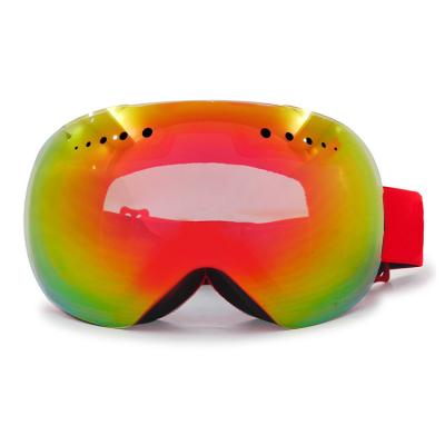 China Muster machen Muster große kugelförmige doppelte Linse polarisierte OTG Schneegoogles Ski-Brille zu verkaufen