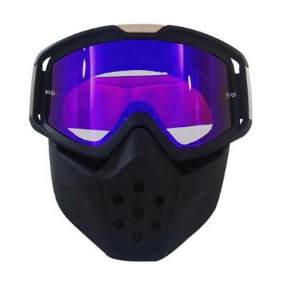 China Customisierte ABS-Motocross-Motorrad-Goggle-Maske für die universelle Passform zu verkaufen