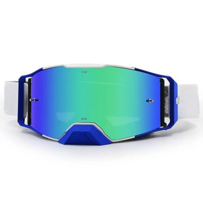 Chine Des lunettes personnalisées MX Off Road Dirt Bike Riding Lunettes avec une sangle élastique antidérapante à vendre