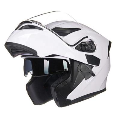 China High Strength ABS Snowmobile Motorcycle Helmet with Double Visor Durable and Versatile for sale