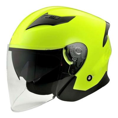 China Casco de motocicleta con doble visor ajustable Flip Open Face DOT aprobado con logotipo personalizado en venta