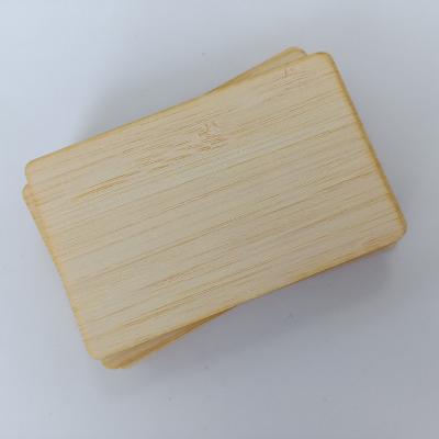 China Business Cards RFID ISO14443A Smart NTA G213/216 NFC Waterproof/Waterproof Programmable Bamboo Wooden Hotel Digital Wooden Key Card for sale