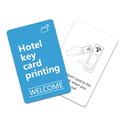 China Waterproof / Vc / salto / kaba / onity / white waterproof plastic hotel key cards with chip for sale