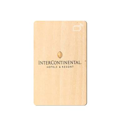 China Ev1 Ultralight Waterproof/Waterproof Cards Wooden Hotel Room Nfc Wooden Card For Ving Salto Betech Saflok for sale