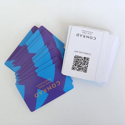 China Waterproof/Waterproof Eco-friendly Hotel Key Card Made Of 300g Coated F08 1K Chip Frequency 13.56mhz RFID NFC Paper for sale