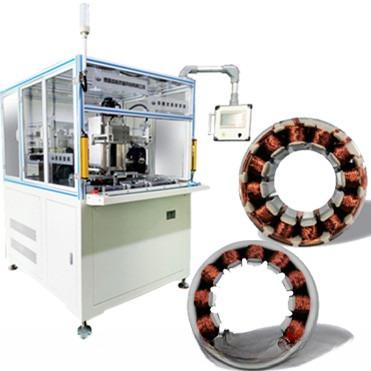 China 4KW Cooling Fan Motor Stator Copper Wire Drawing Machine with 4S/pcs Assembly Speed for sale