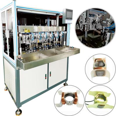 Chine Machine à enroulement automatique à six stations de précision de 0,01 mm pour micro moteur magnéto-stator de 3 kW à vendre