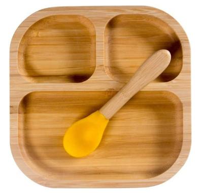 China Europe 2023 Newest Kids Dinner Set Dish Bowl And Cutlery Wooden Stay Set Dish Dinnerware Set For Toddler Baby Christmas Dish Gift for sale