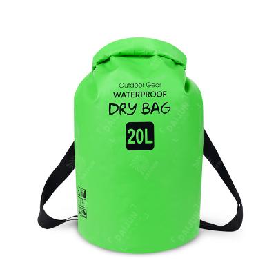 China PVC 500D Foldable Waterproof Dry Bag Logo Outdoor Sport Fishing Swimming Beach 100% Professional Custom Waterproof Bag Backpack for sale