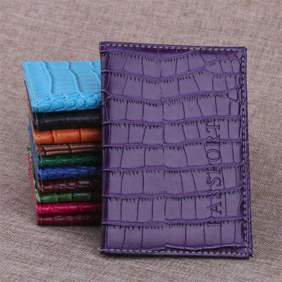 China High Quality Fashion Snakeskin Material PU Passport Holder, Passport Cover for sale